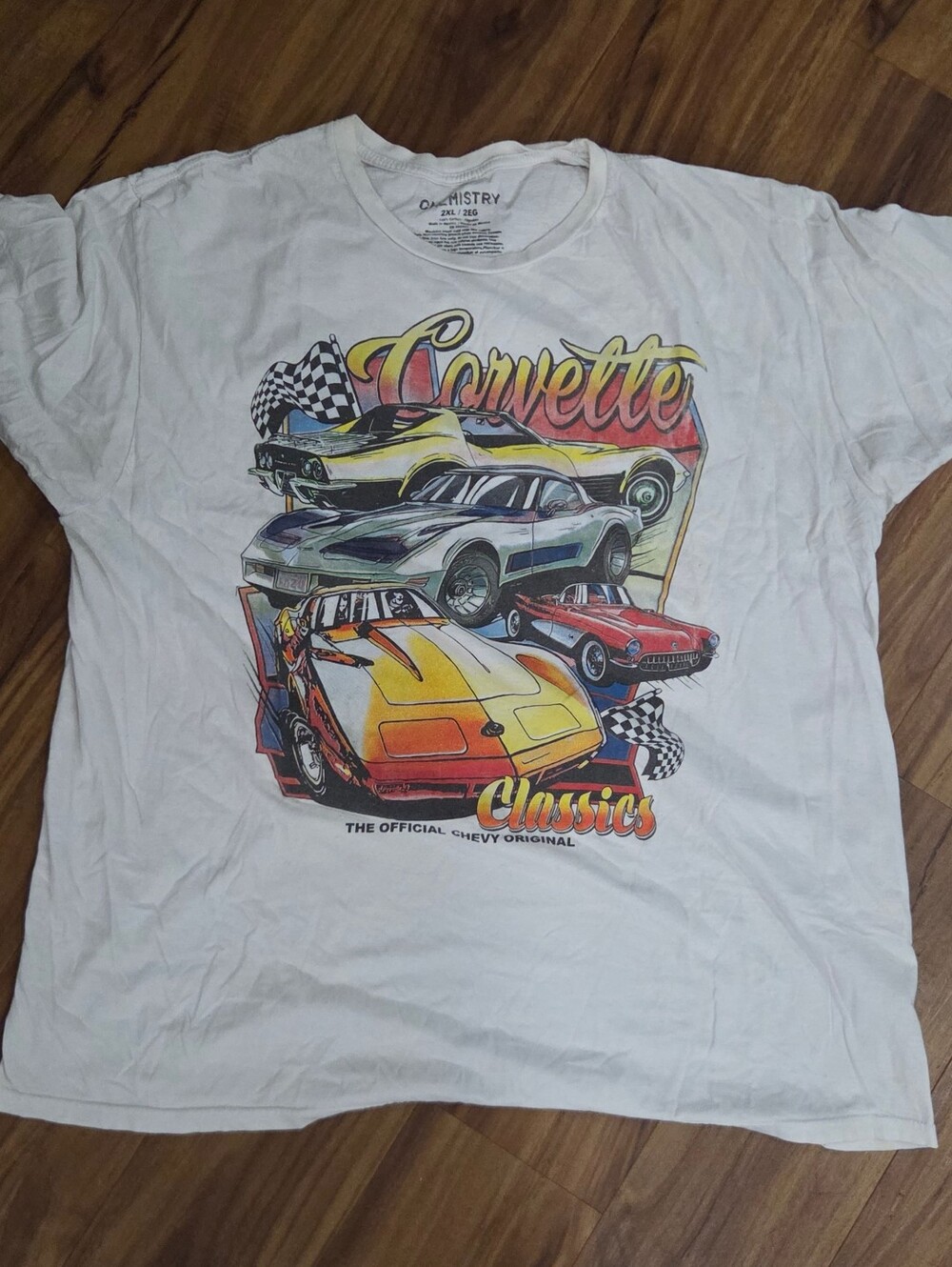 Chevrolet Corvette Classics Graphic T-Shirt – Size 2XL